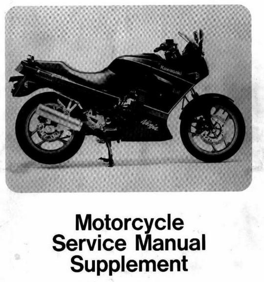 Product picture 88 05 250R GPX250 Service Manual