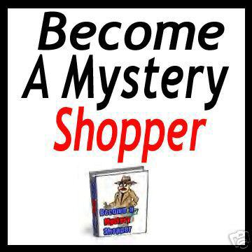 Product picture Mystery Shopping - Make money shopping!!